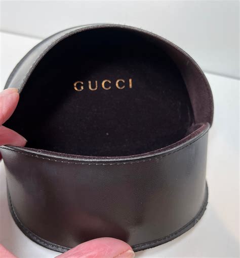 glasses case gucci|vintage Gucci eyeglass case.